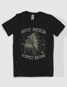 Μπλουζάκι με στάμπα Native American