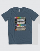 Μπλουζάκι με τύπωμα VHS Greek Tapes 