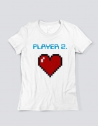 Μπλουζάκια με τύπωμα Player 1 - Player 2