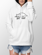 Premium hoodie με τύπωμα Not Today