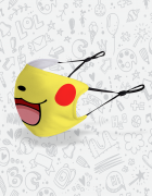 Μάσκα παιδική με τύπωμα Pika Pika Face 