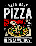 Μπλουζάκι με τύπωμα Need more pizza!