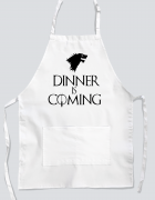 Ποδιά με στάμπα Dinner is coming