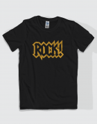 Μπλουζάκι με στάμπα ROCK