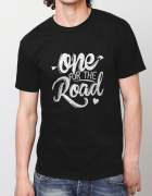 Μπλουζάκι με τύπωμα One for the road
