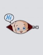 Μπλουζάκι με τύπωμα Hi