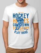 Μπλουζάκι με στάμπα Hockey heroes