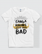 Μπλουζάκι με τύπωμα Santa Knows