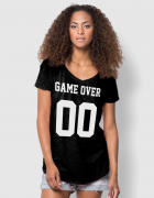 Μπλουζάκι με στάμπα GameOver 00