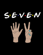 Φουτεράκι με τύπωμα Seven