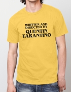 Μπλουζάκι με τύπωμα Written and directed by Quentin Tarrantino