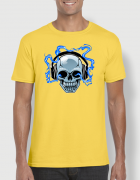 Μπλουζάκι με στάμπα Skull Headphones