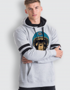 Hoodie με τύπωμα Stay Safe Monkey 