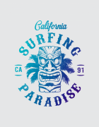 Μπλουζάκι με τύπωμα California Surfing Paradise