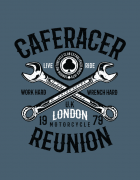 Μπλουζάκι με στάμπα Cafe Racer Reunion