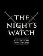 Μπλουζάκι με στάμπα The nights watch