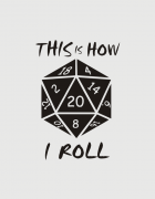Μπλουζάκι με στάμπα This is how i roll