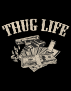 Μπλουζάκι με τύπωμα Thug Life