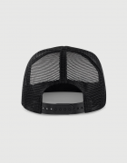 Καπέλο μαύρο Trucker Beechfield με στάμπα Against modern football