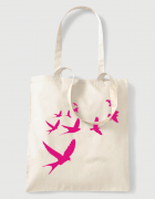 Υφασμάτινη τσάντα Flying Birds