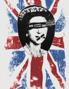 Μπλουζάκι με στάμπα God save the queen