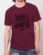 Μπλουζάκι με στάμπα Two wheels forever