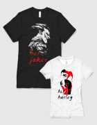 Μπλουζάκια με στάμπα Her Joker his Ηarley