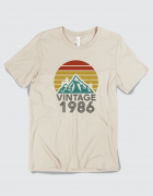 Μπλουζάκι με τύπωμα Vintage Birthday