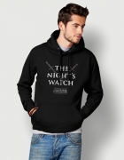 Hoodied φούτερ με στάμπα The night's watch