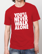 Μπλουζάκι με τύπωμα You'll Never walk alone