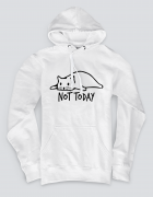 Premium hoodie με τύπωμα Not Today