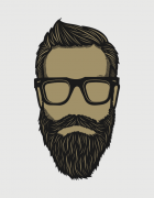 Μπλουζάκι με στάμπα Beard