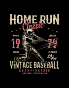 Μπλουζάκι με στάμπα Baseball Championship