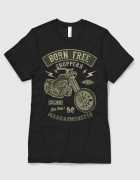 Μπλουζάκι με στάμπα Born Free Choppers