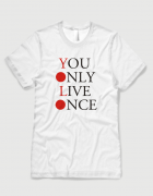 Μπλουζάκι με στάμπα YOLO
