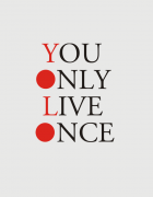 Μπλουζάκι με στάμπα YOLO