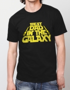 Μπλουζάκι με τύπωμα Best dad in the galaxy