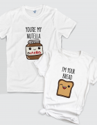 Μπλουζάκια με στάμπα Nutella lovers