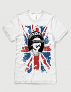 Μπλουζάκι με στάμπα God save the queen