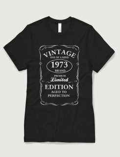 Μπλουζάκι με τύπωμα Vintage One of a Kind 1973