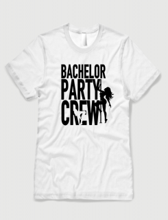 Μπλουζάκι με τύπωμα Bachelor Party Crew 