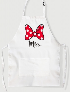 Ποδιά Μαγειρικής με τύπωμα Mrs.