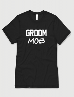 Μπλουζάκι με τύπωμα Groom Mob
