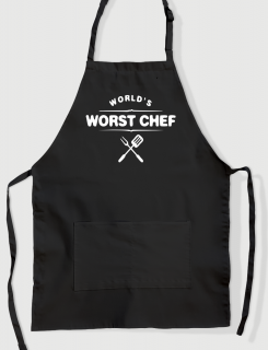 Ποδιά με στάμπα World's worst chef