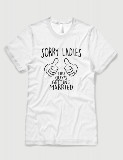 Μπλουζάκι με τύπωμα Sorry Ladies
