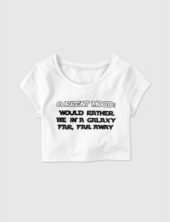 γυναικείο crop top λευκό Current Mood