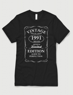 Μπλουζάκι με τύπωμα Vintage One of a Kind 1991