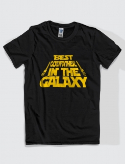 Μπλουζάκι με τύπωμα Best godfather in the galaxy