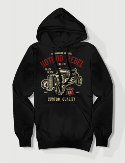 Hoodied φούτερ με στάμπα Hotrod rebel Hoodied φούτερ με στάμπα Hotrod rebel