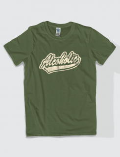 Μπλουζάκι με στάμπα Alcoholic